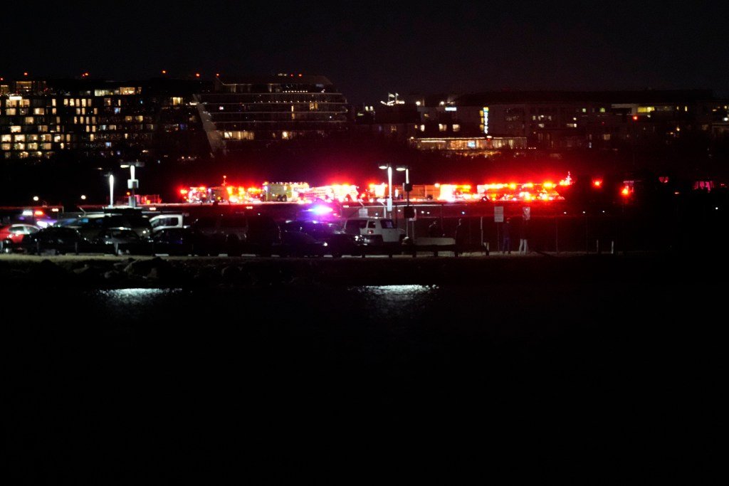 All 64 are riding on an American airlines jet that hit an army helicopter