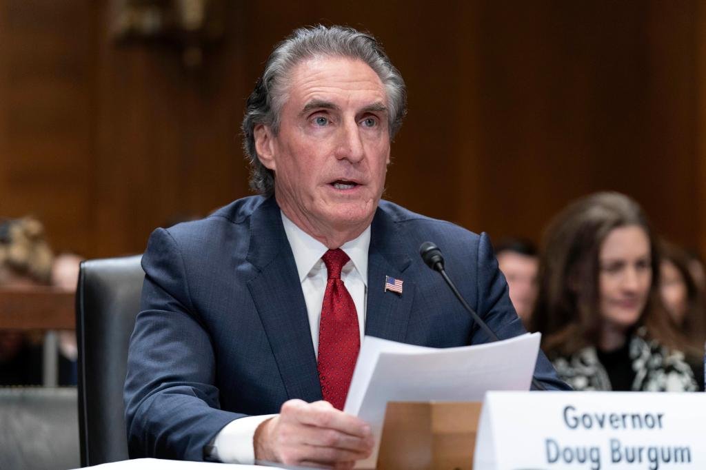 The Senate confirmed Daug Bergam after Trump handed over work to promote drilling.